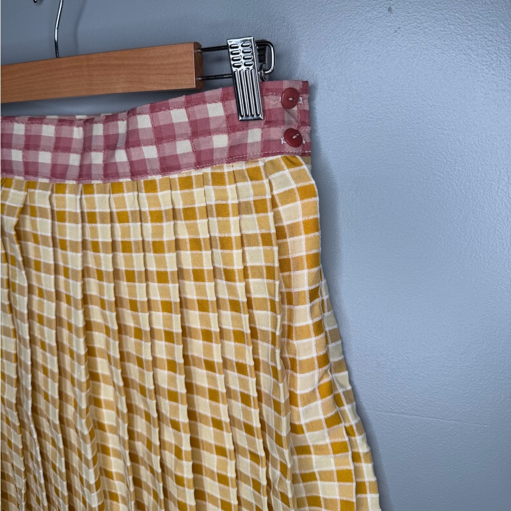 NWT Lisa Says Gah! Meg Plaid Pleated Mini Skirt - Picture 6 of 12